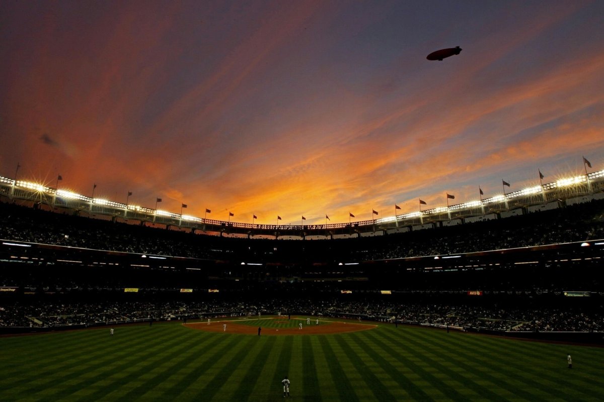 Красивое футбольное поле