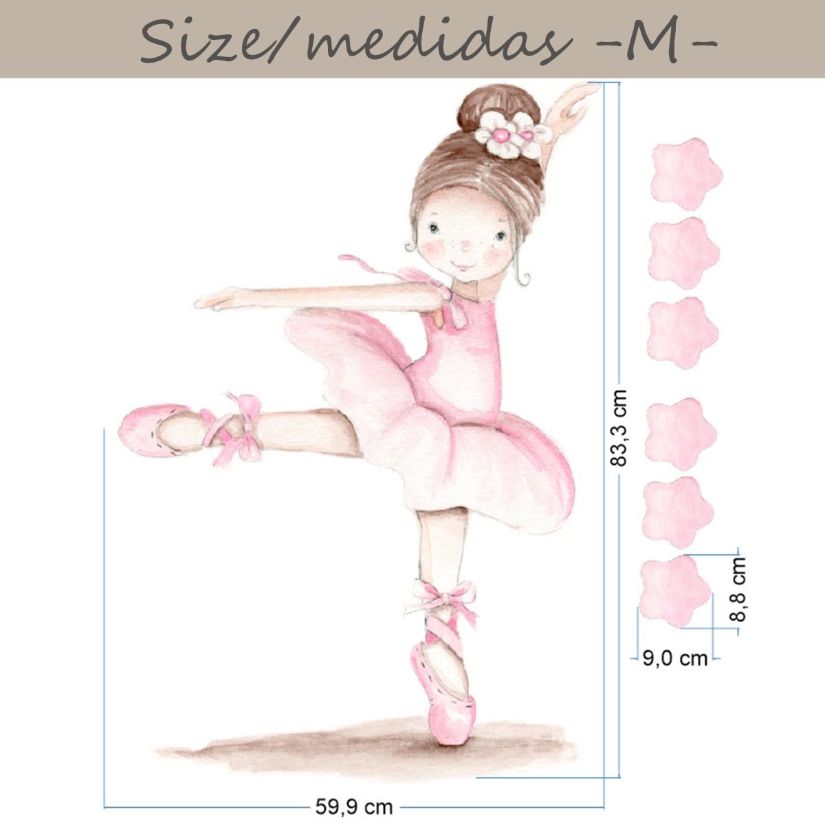 Балерина акварельными карандашами