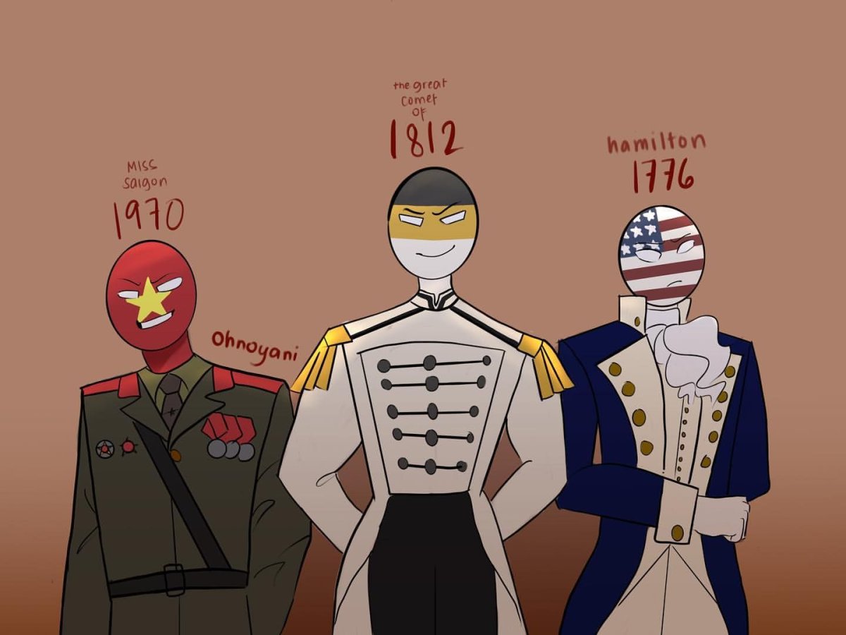 Страны в виде людей Countryhumans