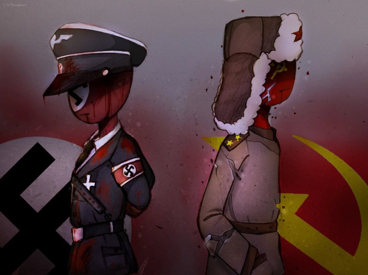 СССР И третий Рейх Countryhumans
