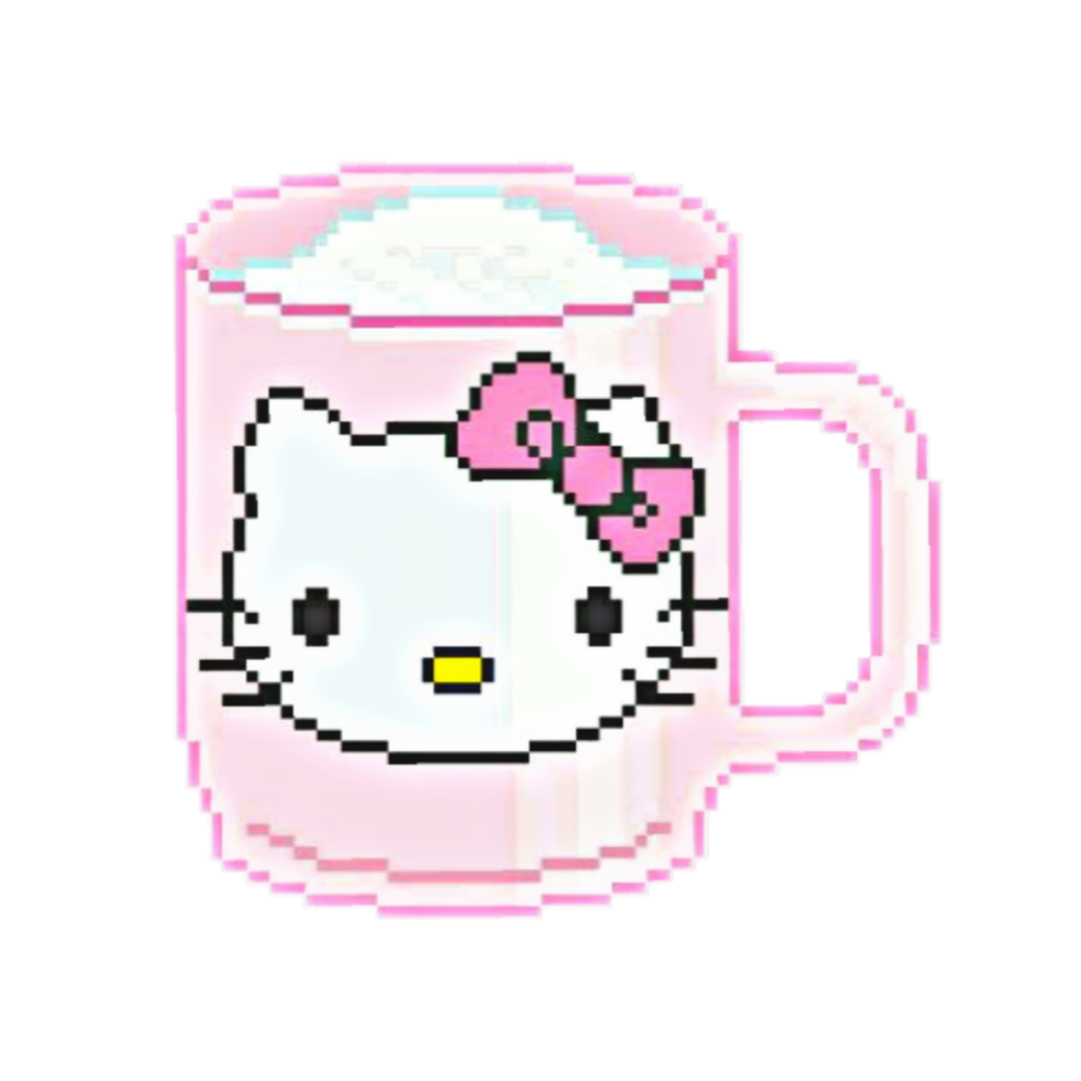 Хеллоу Китти в пикселях