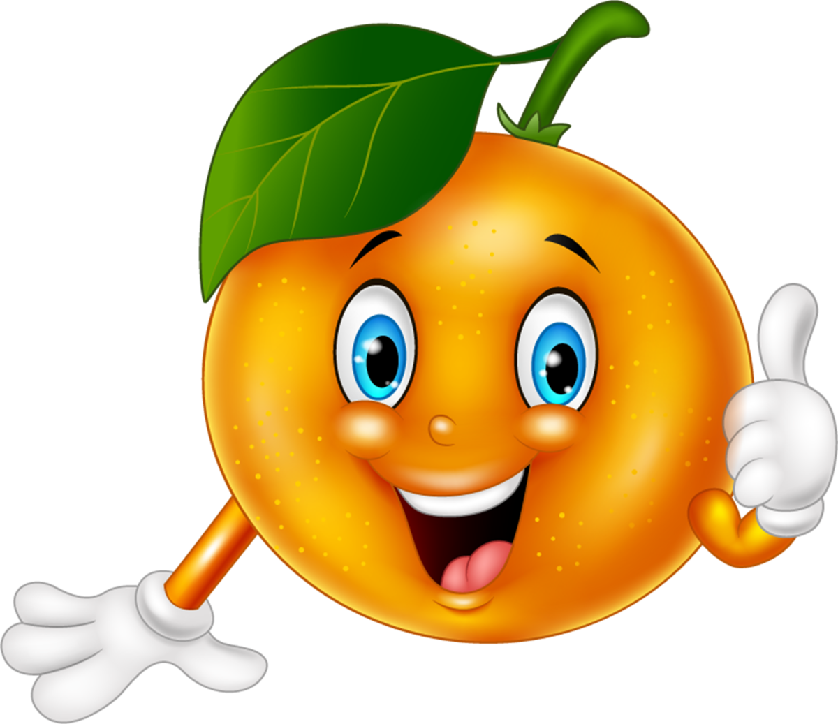 Апельсин с глазками