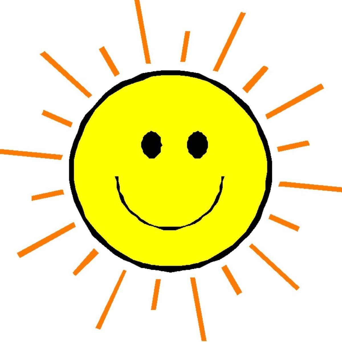 Солнце нарисованное