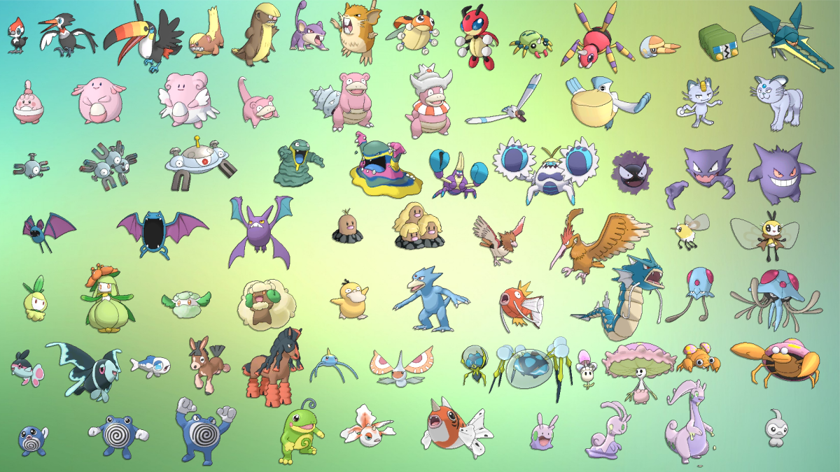 Покемоны фон