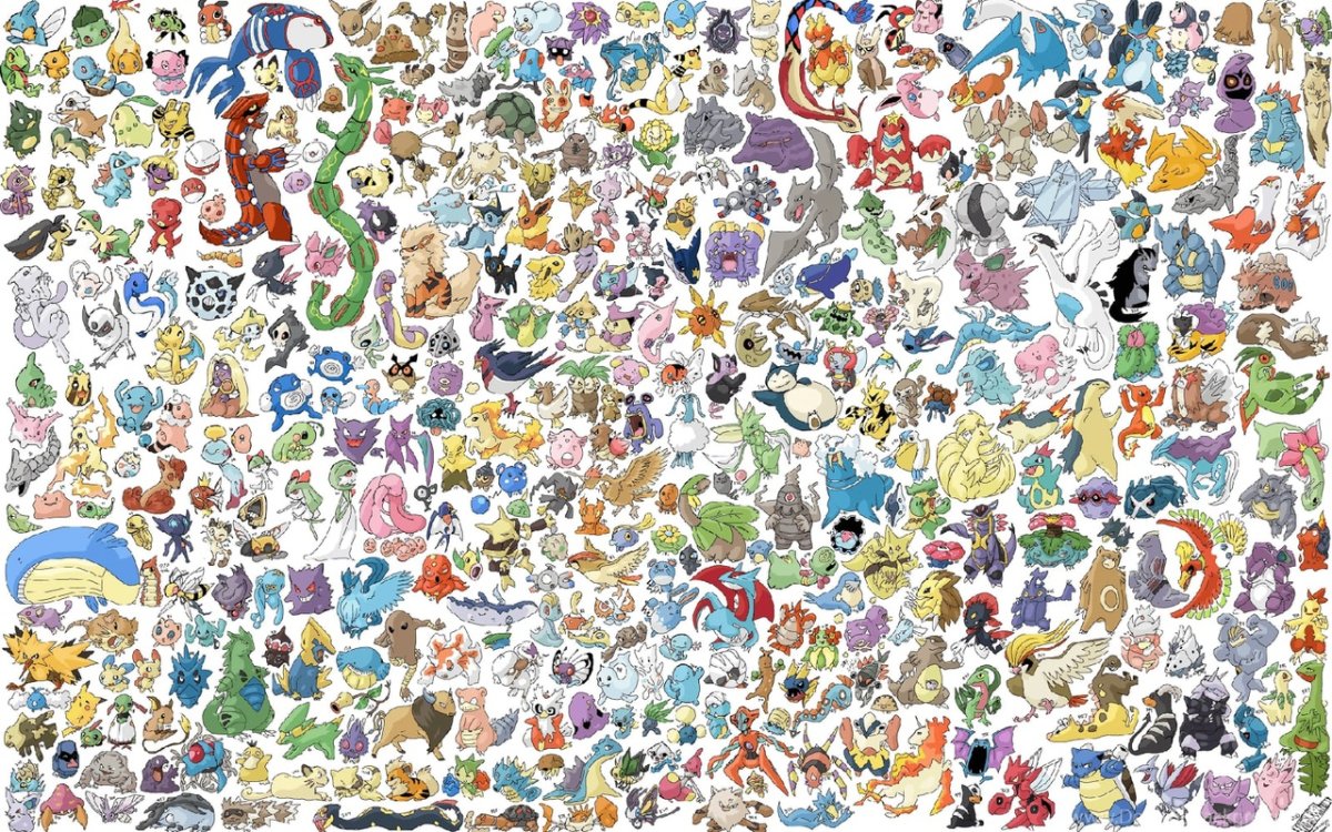 Куча покемонов