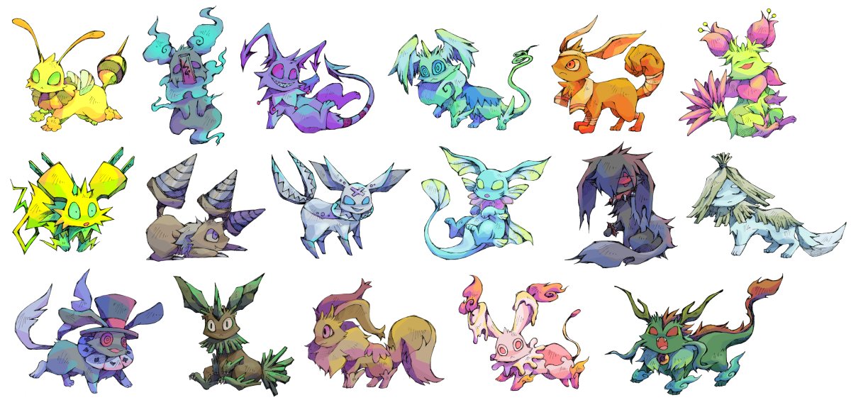 Покемон эспеон и иви