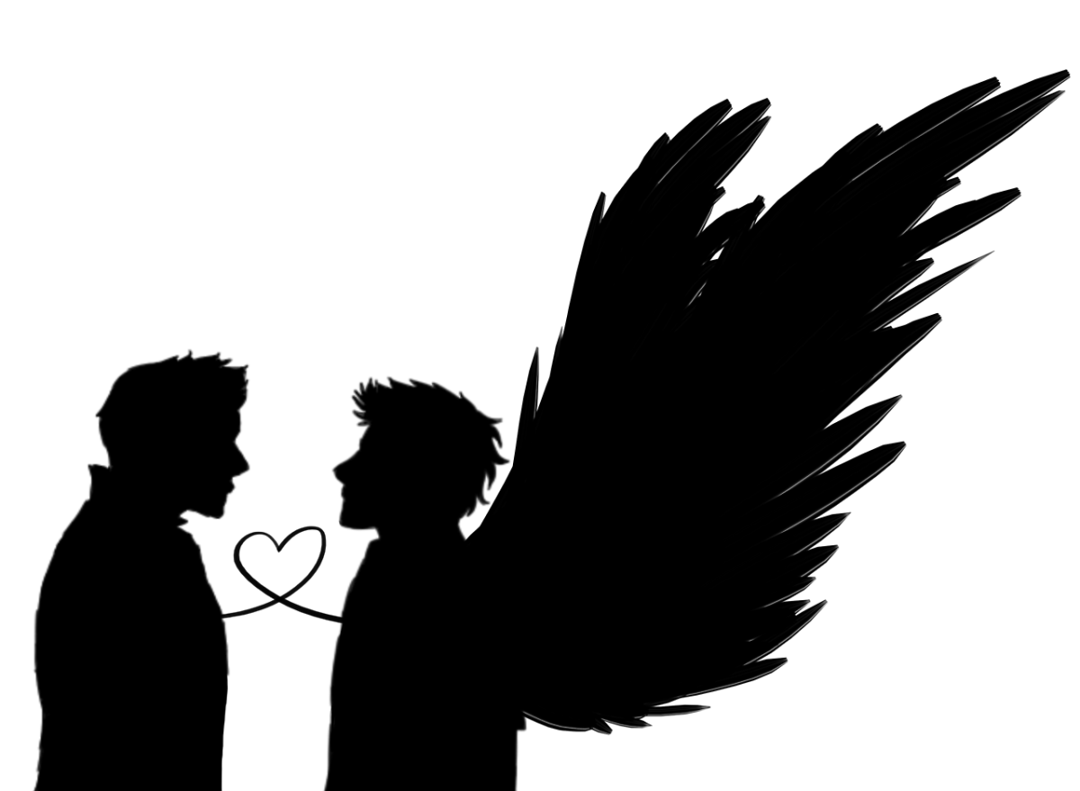 Кастиэль ангел и Дин демон