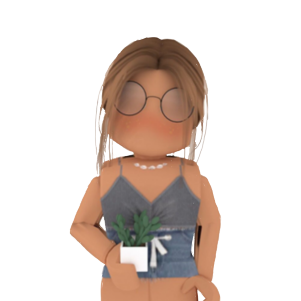 Аватар в РОБЛОКСЕ девочка без лица