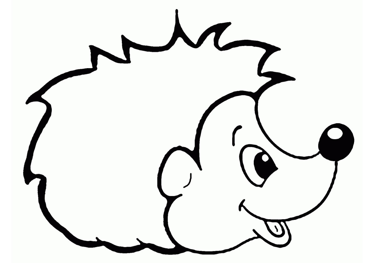 Вторая младшая группа тема Дикие животные Ежик шаблон