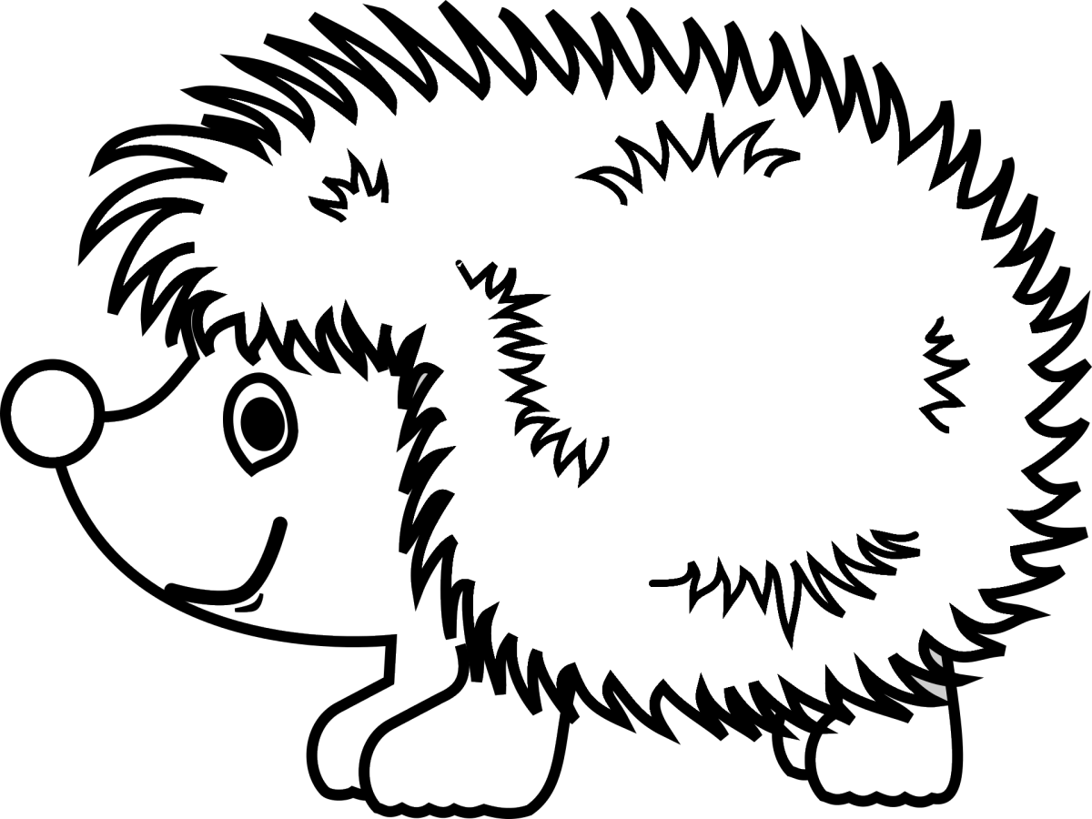 Ежик рисунок
