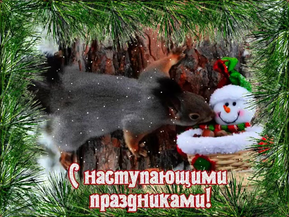 С наступающими праздниками