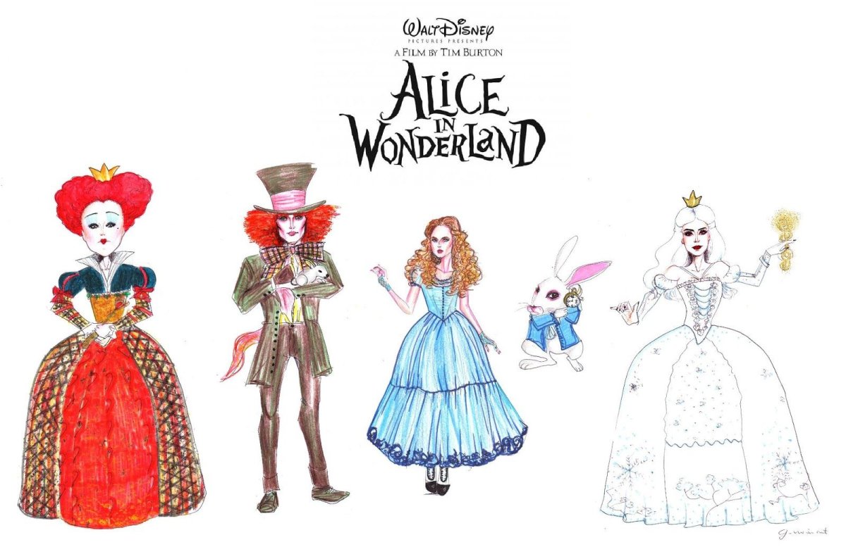 Алиса в стране чудес Графика