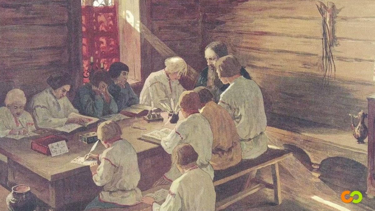 Альберт анкер die Dorfschule von 1848