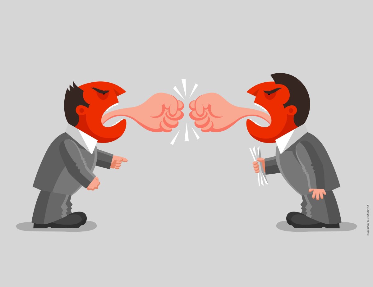 Человечки дерутся