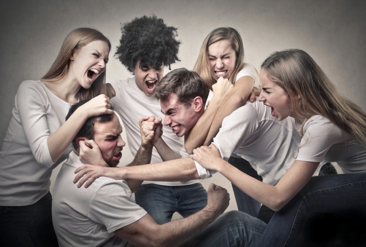 Рукопожатие человечки