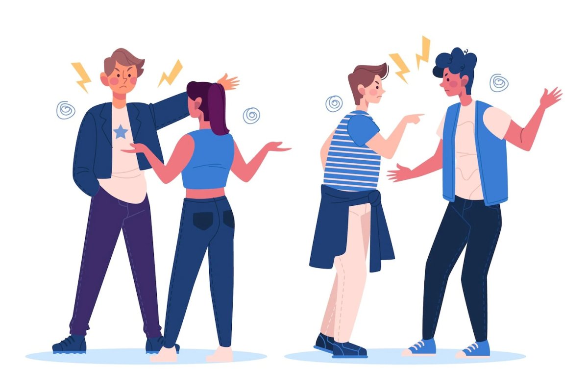 Агрессия иллюстрация