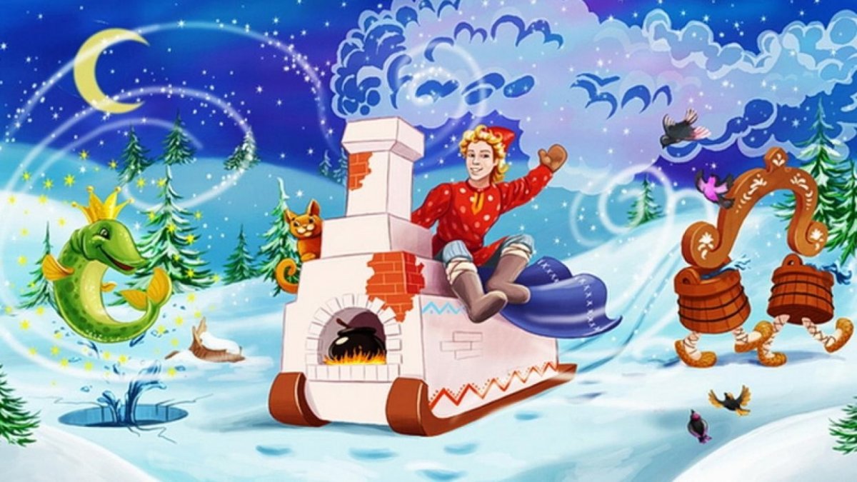 Художник Макаров русская печь