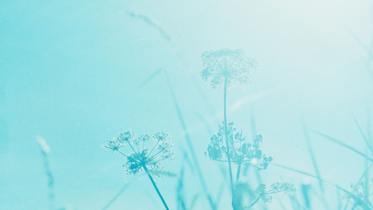 Эстетика голубого цвета фон