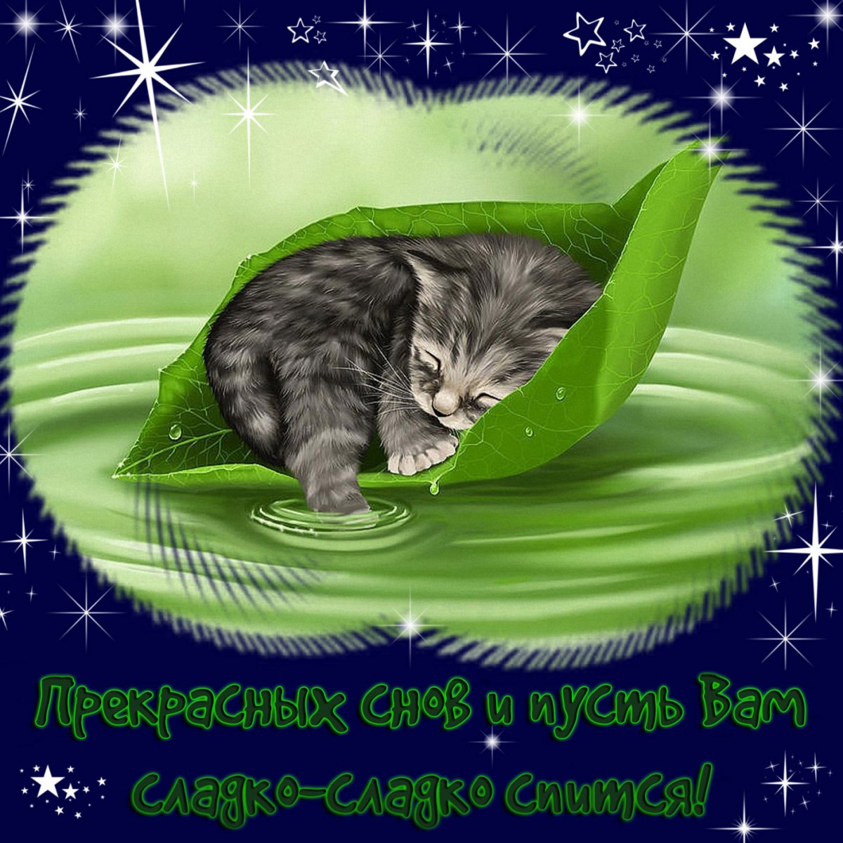 Открытки спокойной ночи