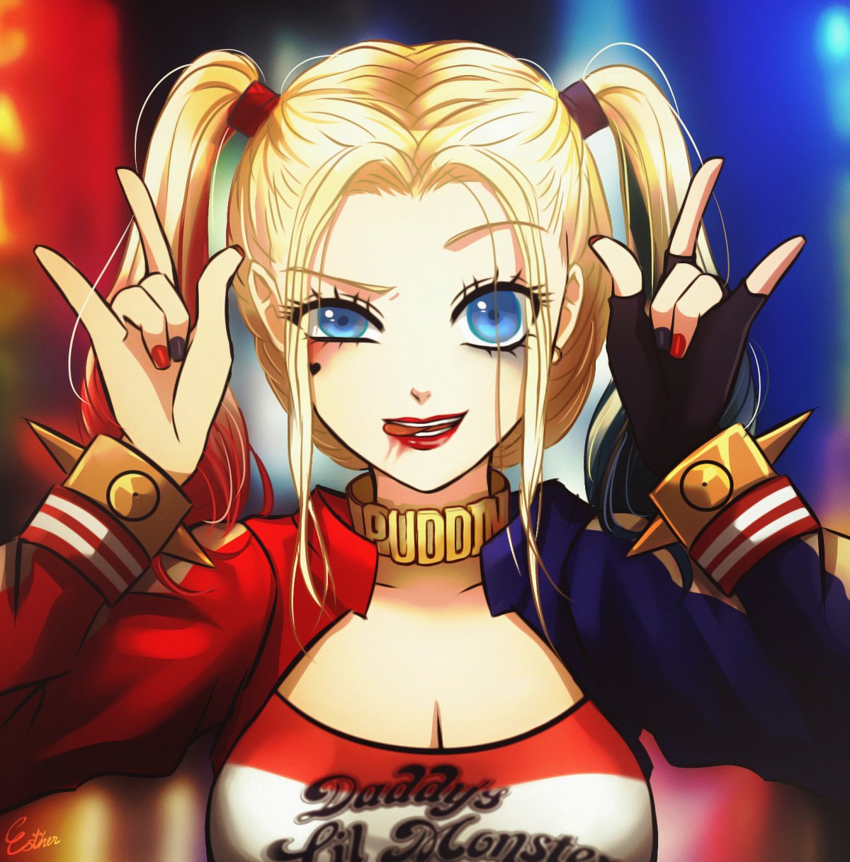 Харли куин мультяшная