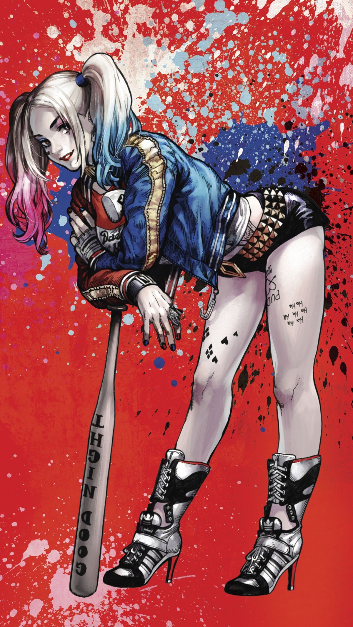 Харли Квинн для срисовки