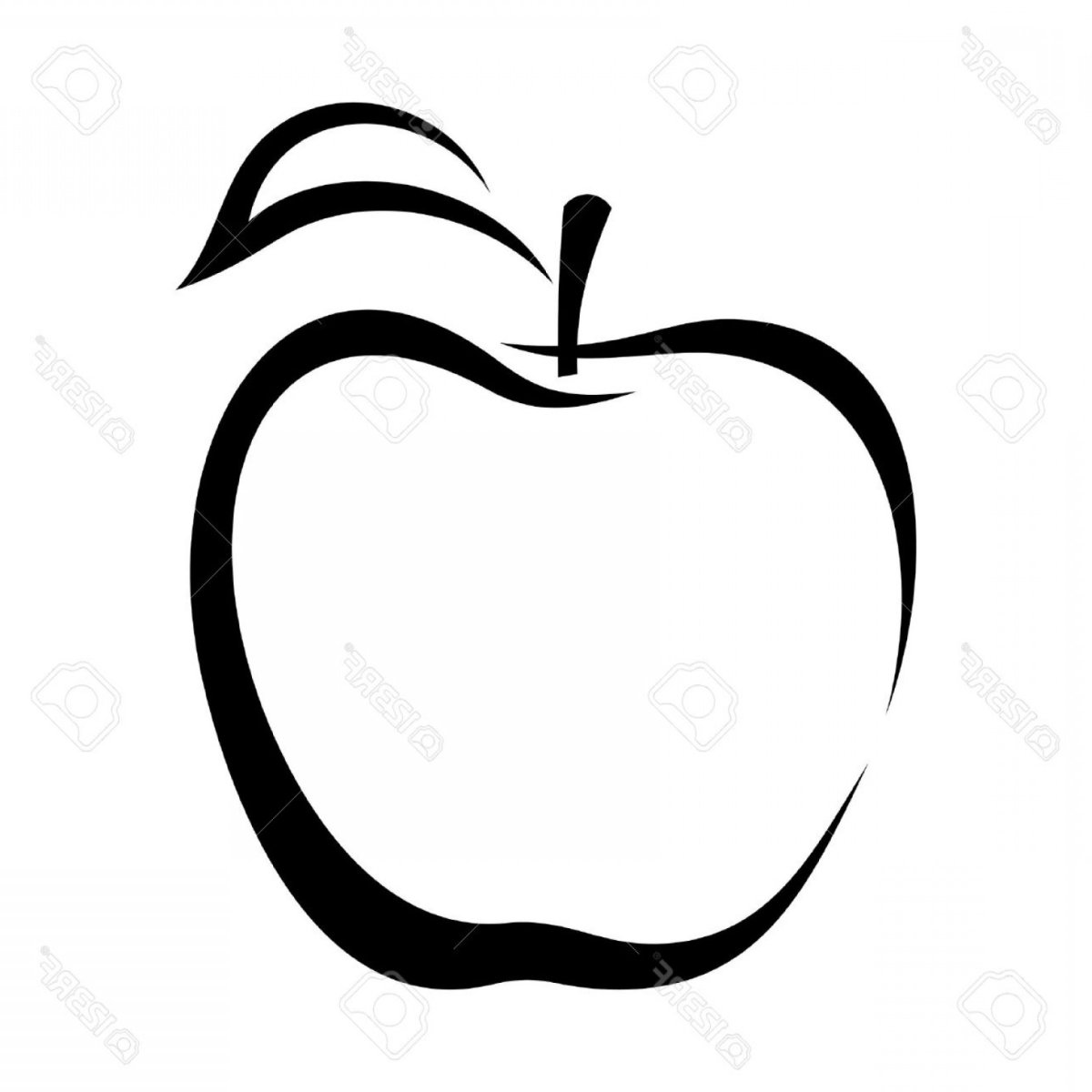 Яблоко рисунок карандашом на прозрачном фоне