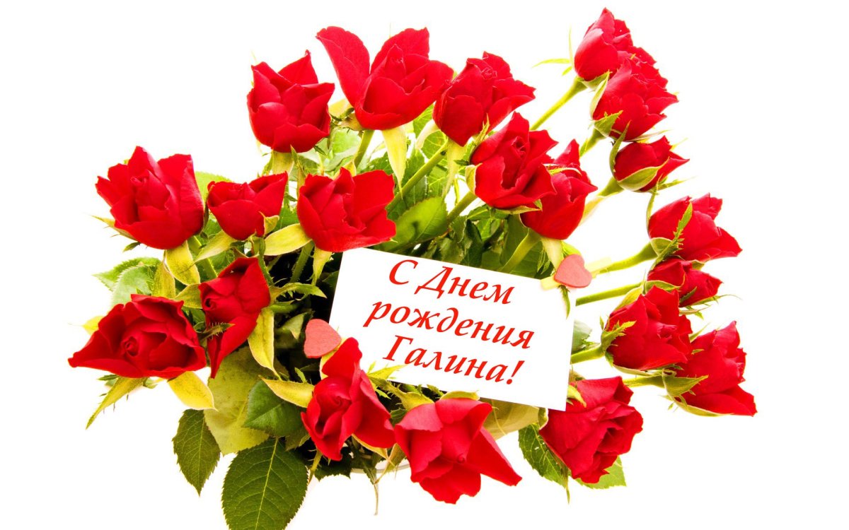 С юбилеем Галина