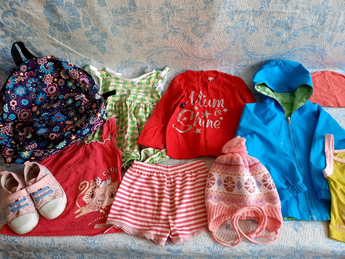 Детские вещи надпись