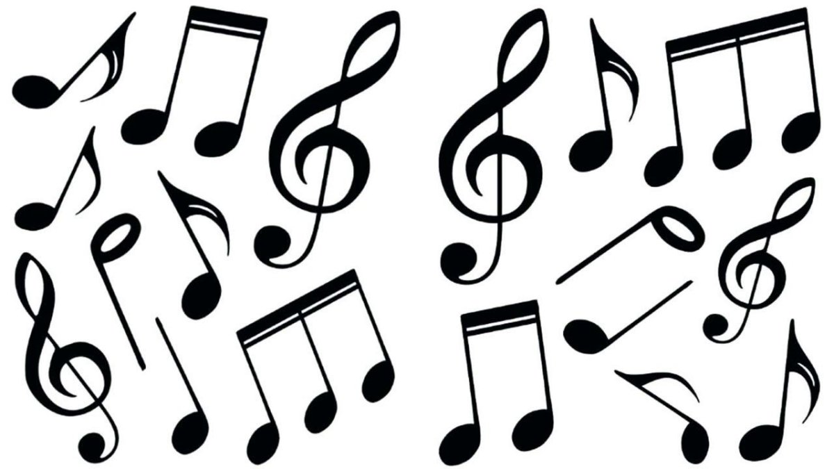 Нотный узор