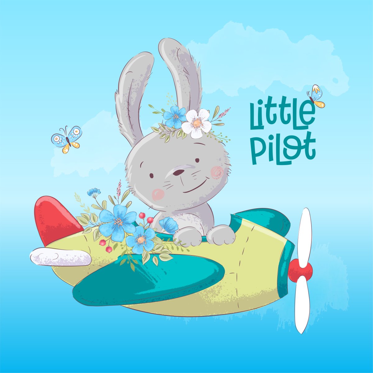 Кролик в самолете