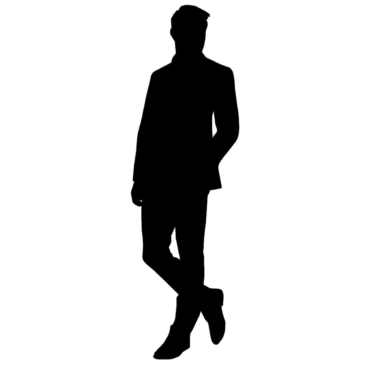 Мужской силуэт