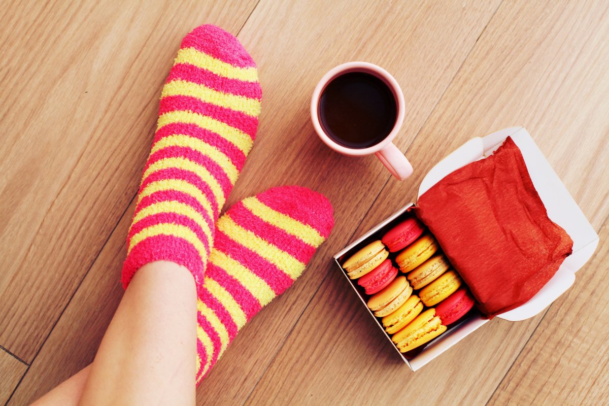 Носки с кофе