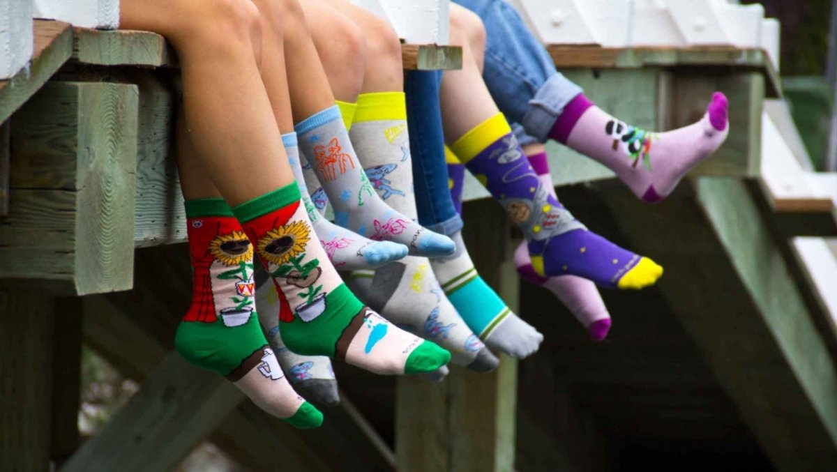 Носки много