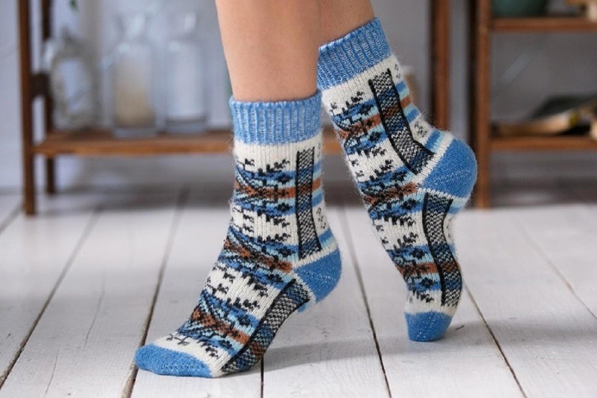 Натали носки шерстяные n6r54-1