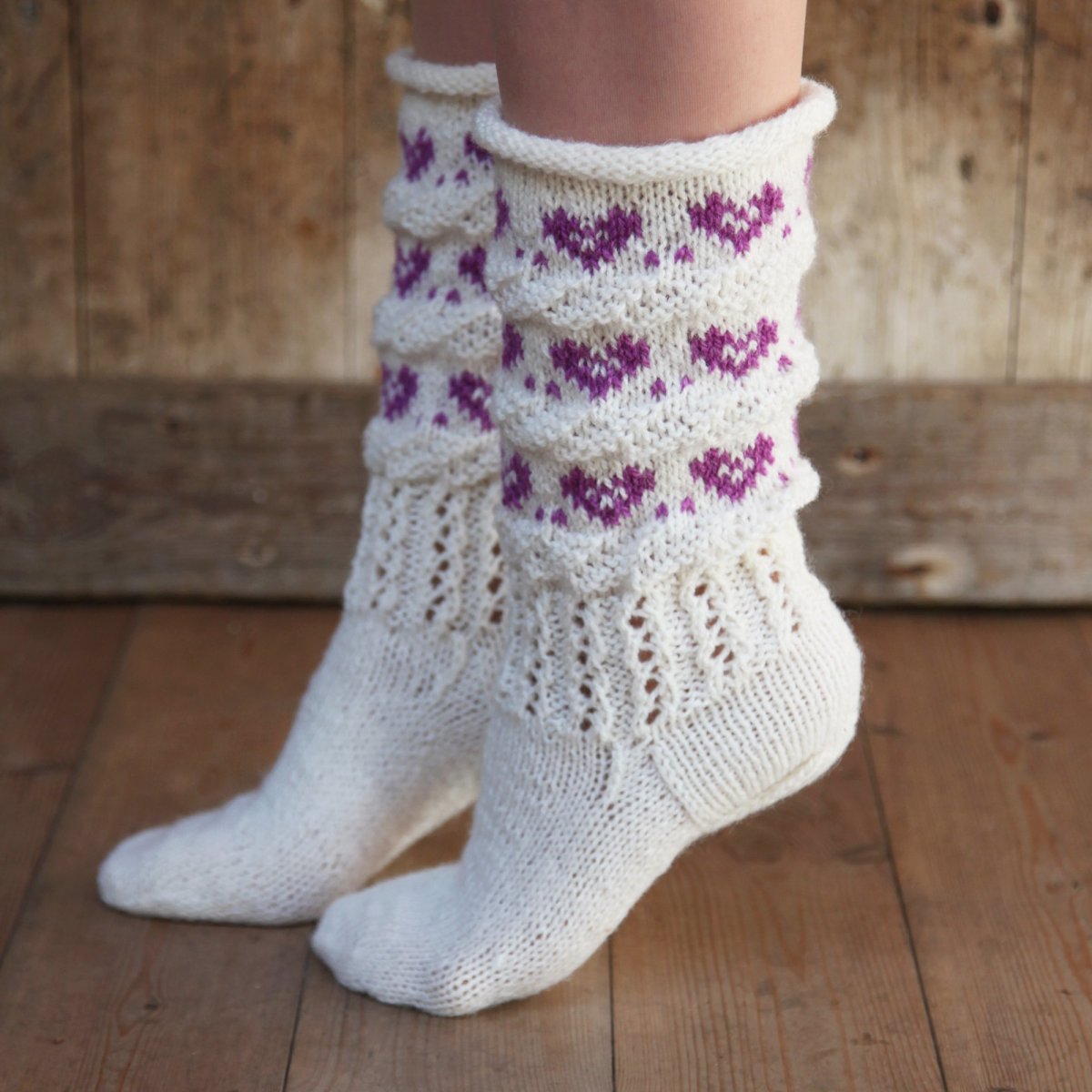 Вязаные носочки