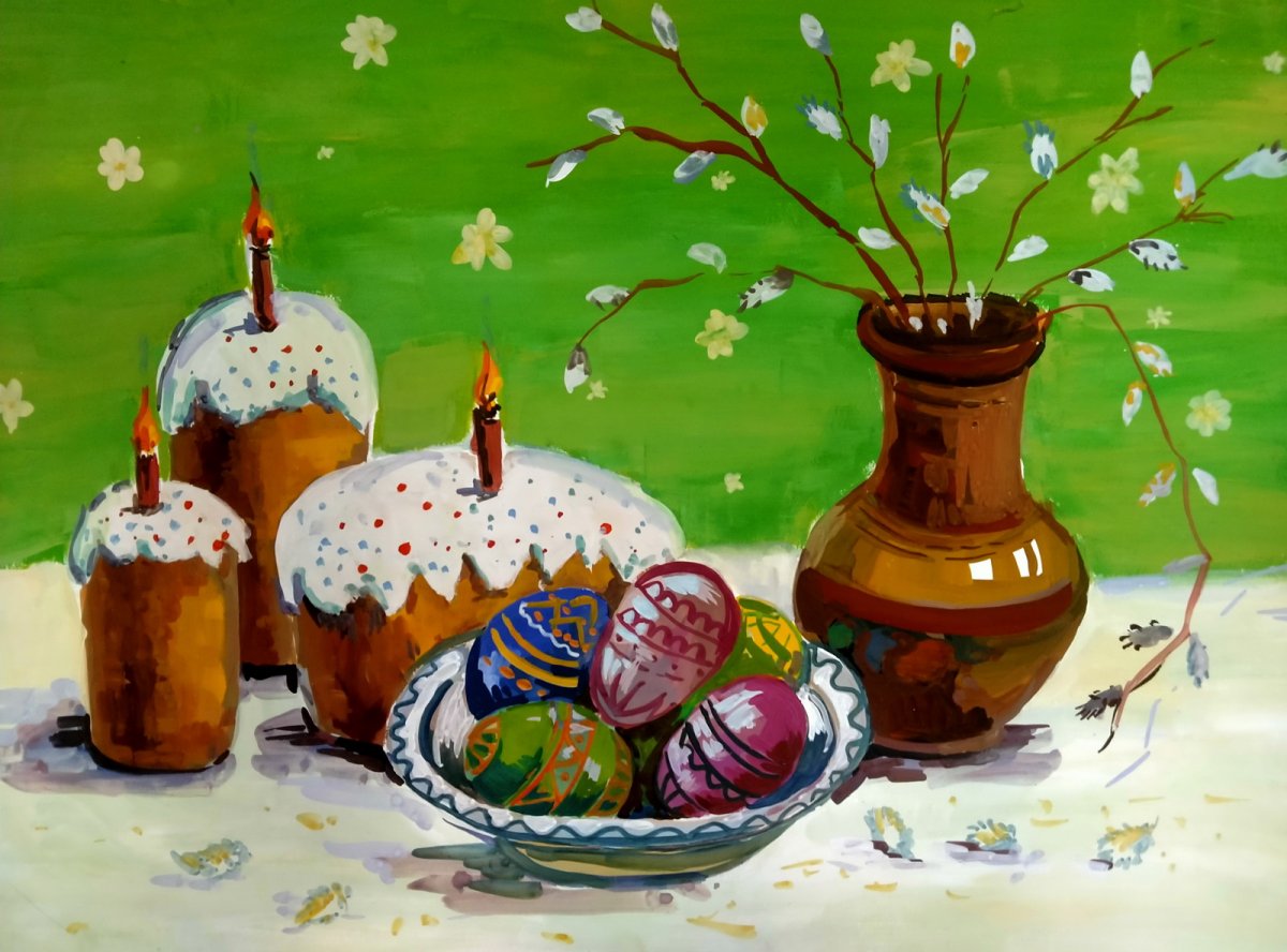 Андрияка Пасхальный натюрморт