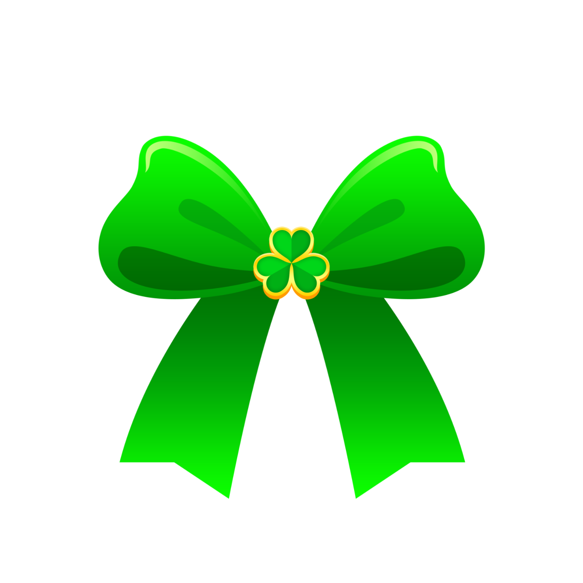 Бантики зеленого цвета