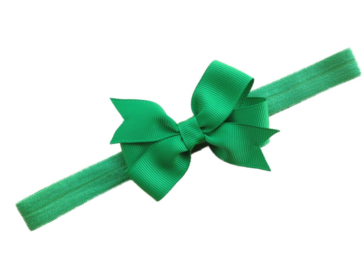 Зеленый подарочный бант