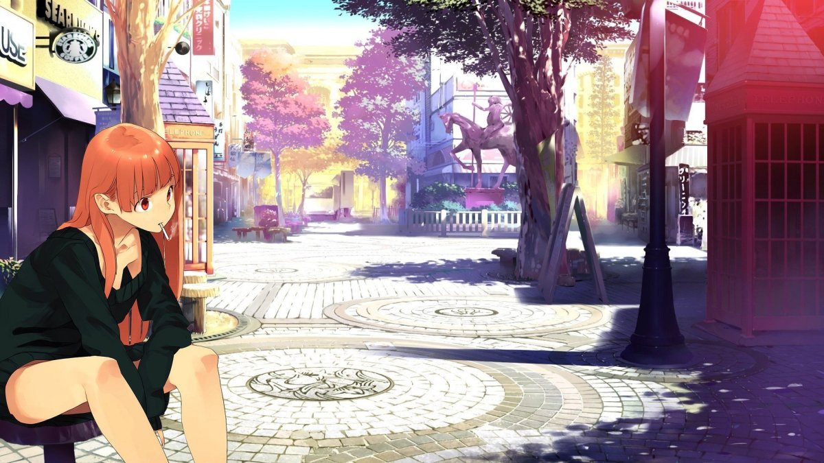 Аниме улицы города