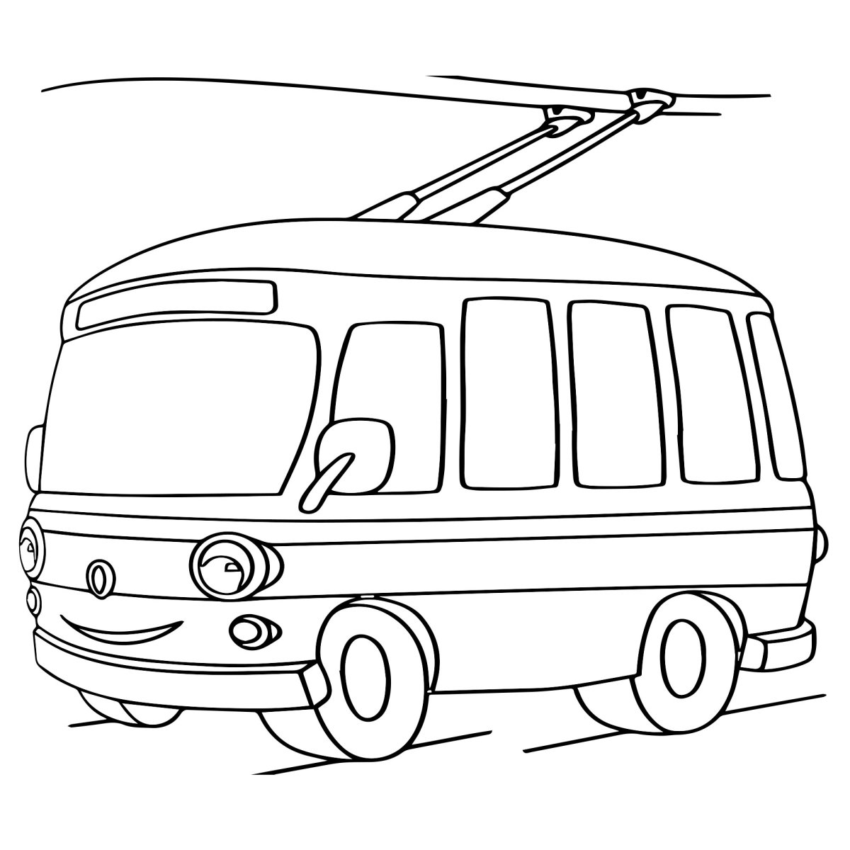 Транспорт для раскрашивания детям