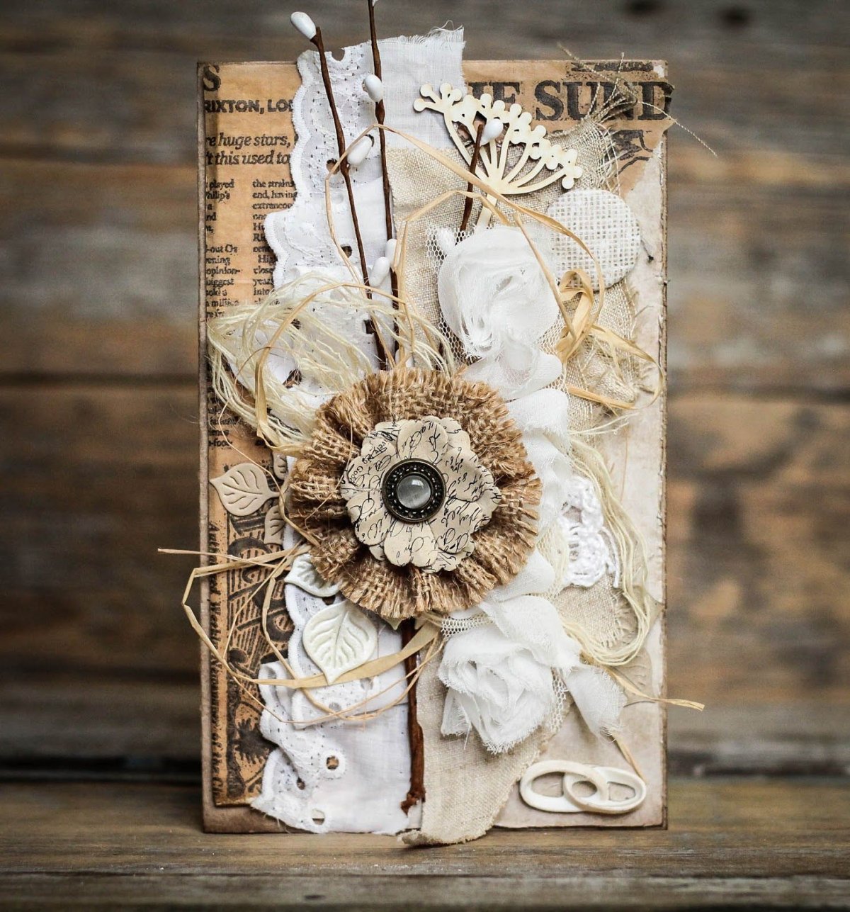 Скрапбукинг в стиле рустик