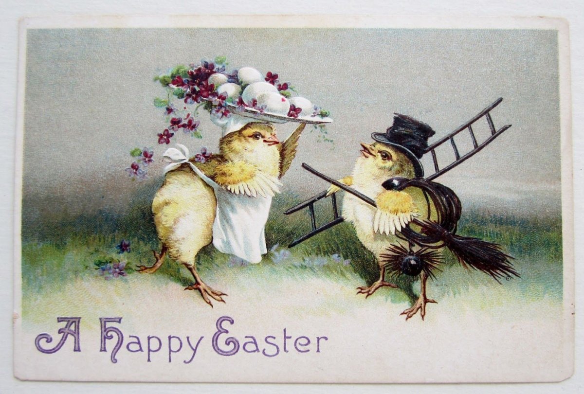 Необычные пасхальные открытки