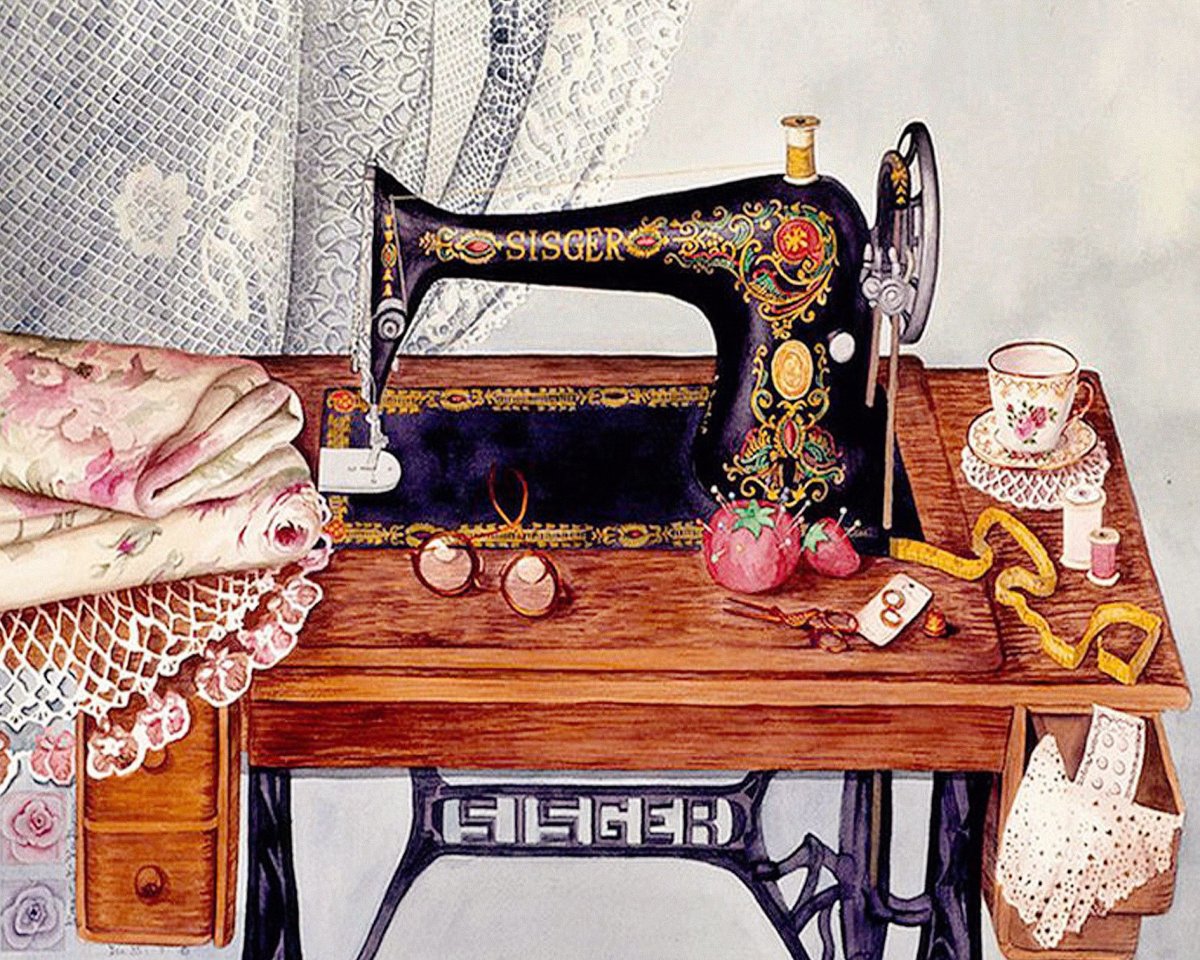 Женщина швея