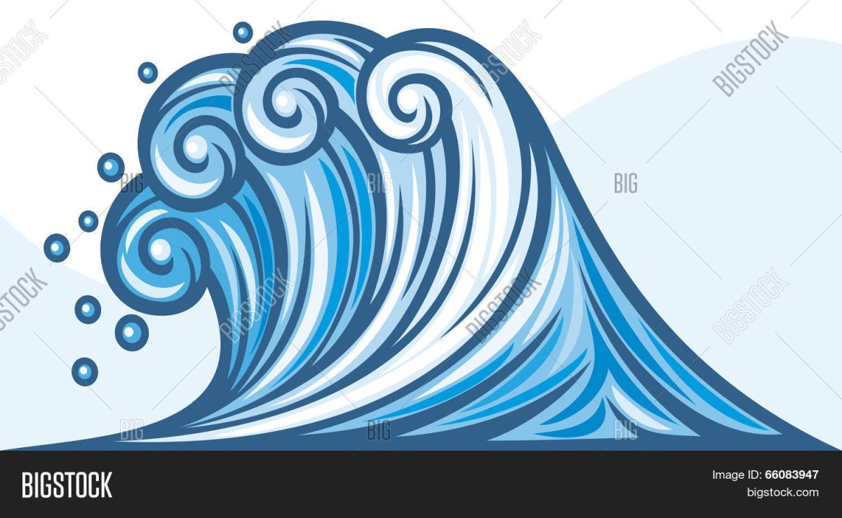 Красивые волны для вырезания из бумаги