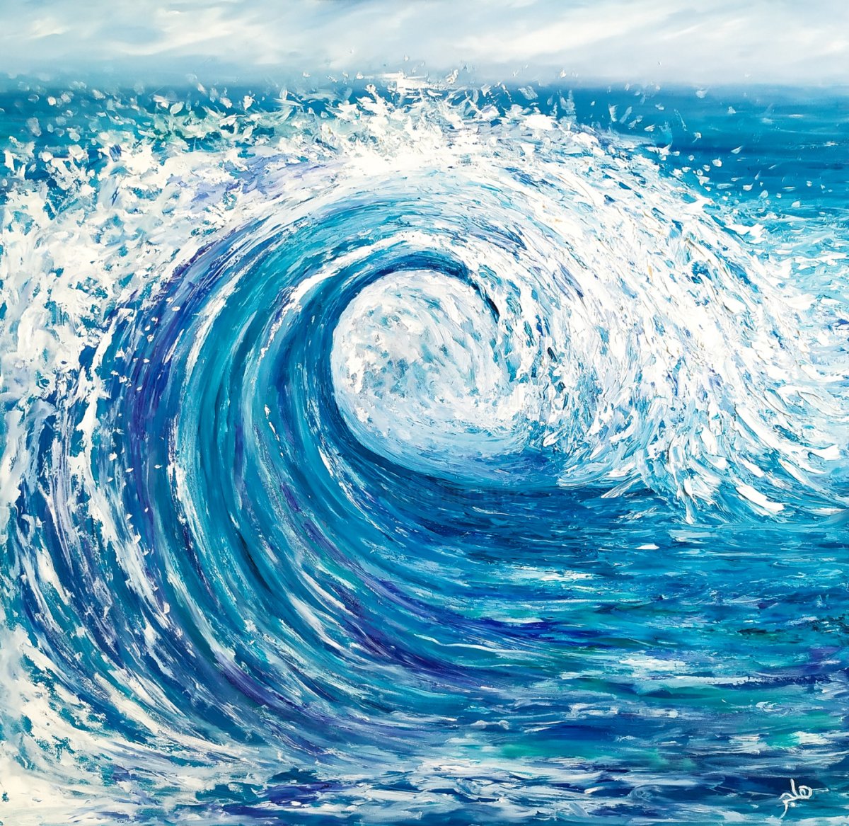 Море волны рисунок