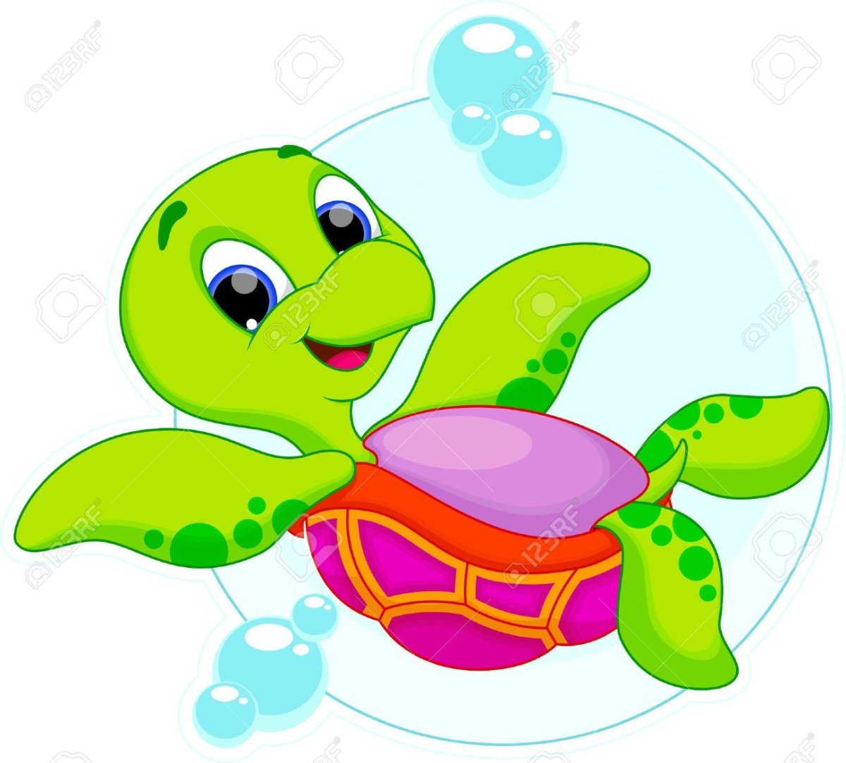 Морские обитатели Черепашки для детей