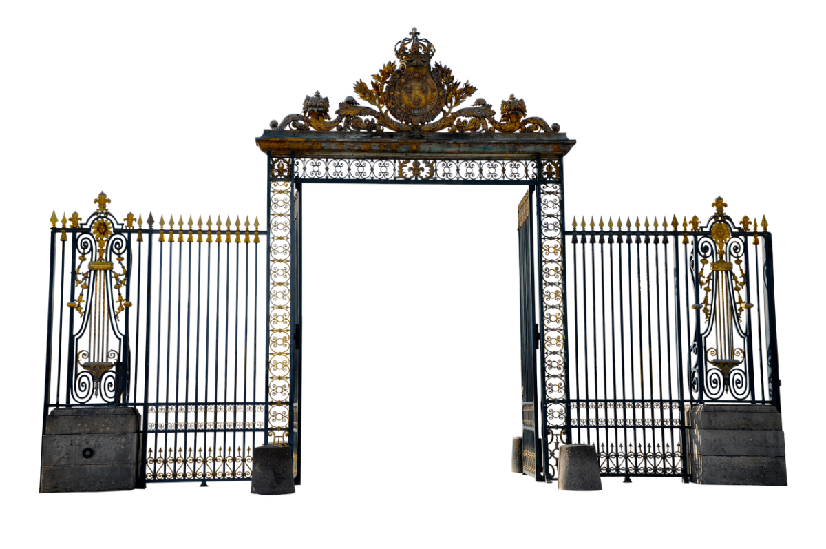 Вороты открыты. Versailles Palace Gate PNG. Ворота на прозрачном фоне. Открывающиеся ворота. Сказочные ворота на прозрачном фоне.