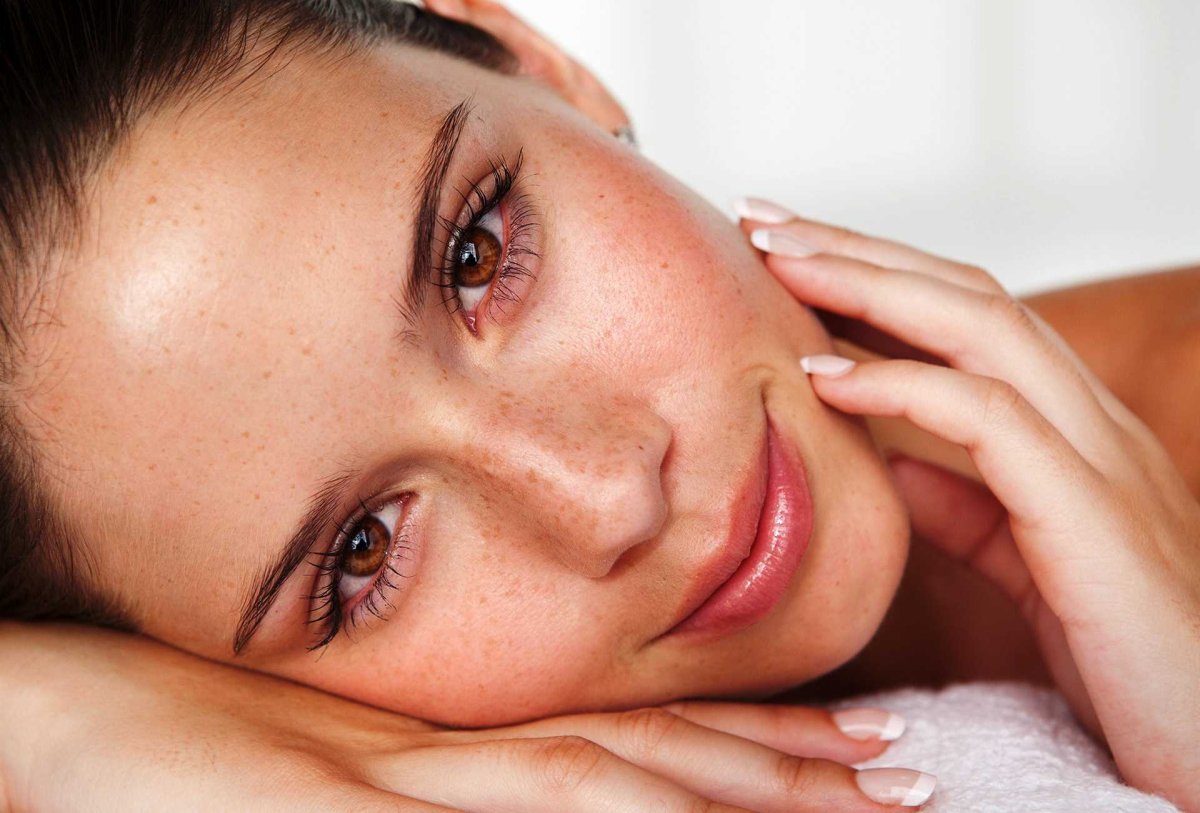 Красивое лицо