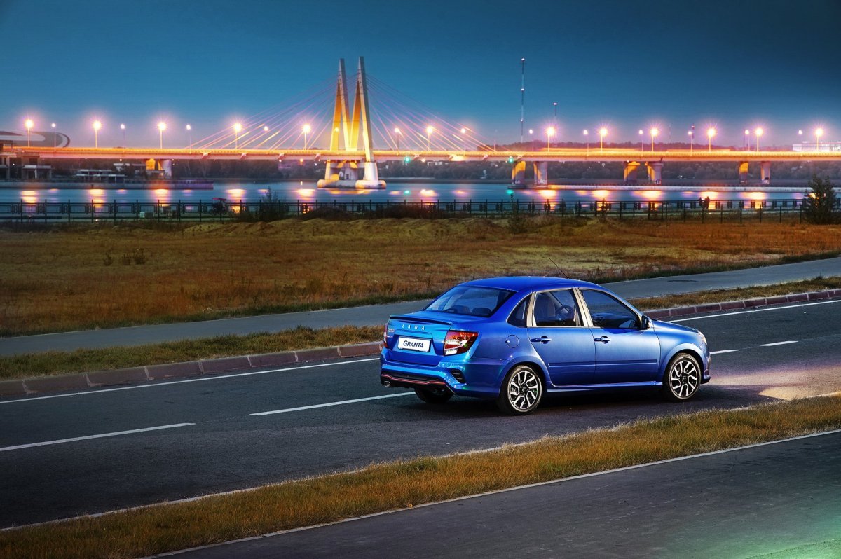 Лада Гранта седан 2021 черная