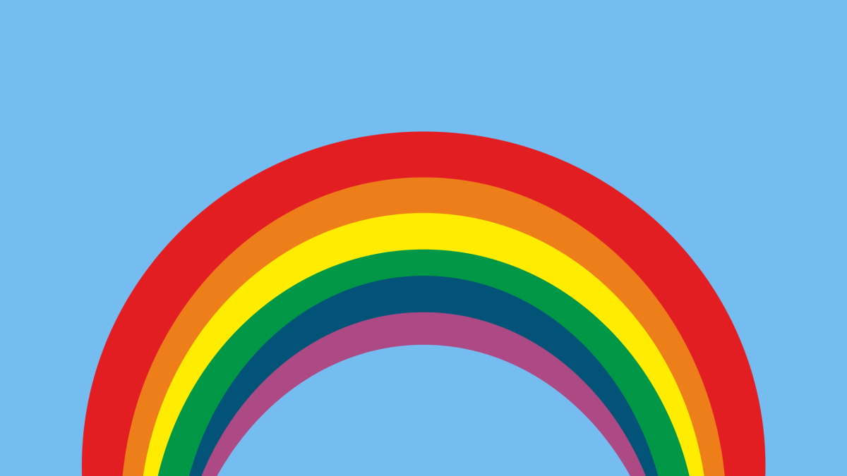 Радуга на прозрачном фоне